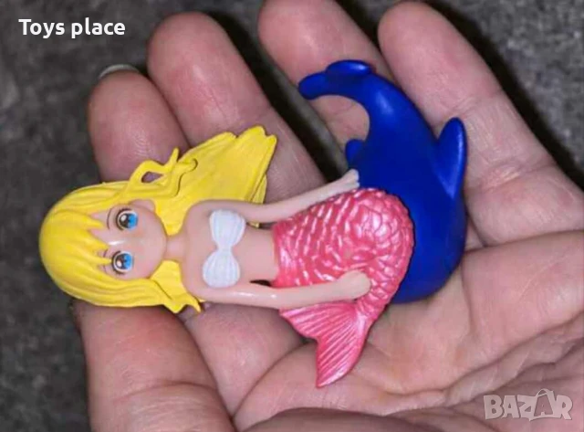 Лот фигурки за торта русалка, Пластмасови фигурки , снимка 3 - Фигурки - 50723091