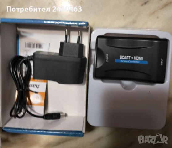 Scart to Hdmi Convertor, снимка 2 - Кабели и адаптери - 52531518