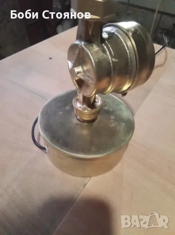 Месингова лампа в стил steampunk , снимка 5 - Настолни лампи - 48104906