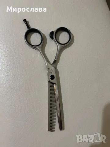 Фризьорска филажна ножица Zvetko BG, 5.5" / 14 см, снимка 3 - Козметични уреди - 47945772