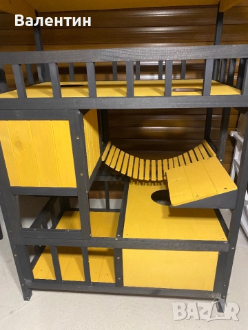 Външна катерушка / къщичка за котки PawHut, снимка 8 - За котки - 52653385