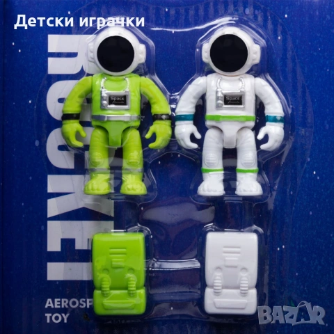 Детски игрален космически кораб с астронавти, със светлини , снимка 6 - Образователни игри - 53102147