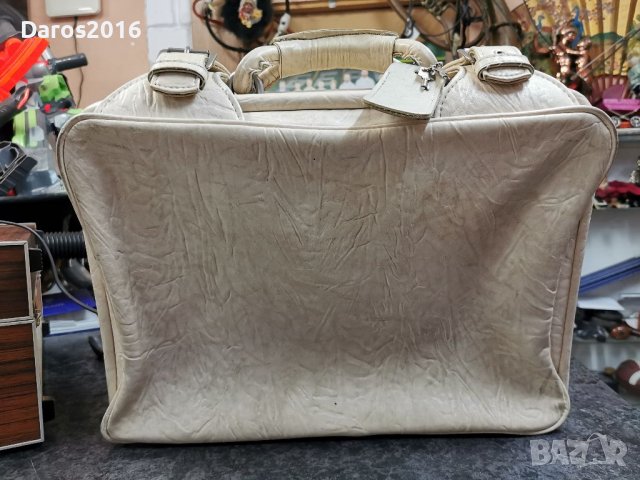 Страхотен кожен куфар, снимка 4 - Куфари - 38451940