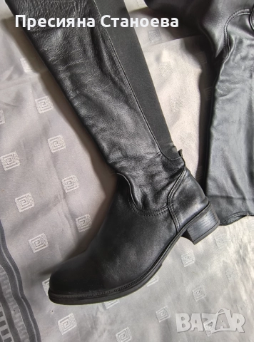Дамски кожени ботуши 37 номер , снимка 6 - Дамски ботуши - 52038667