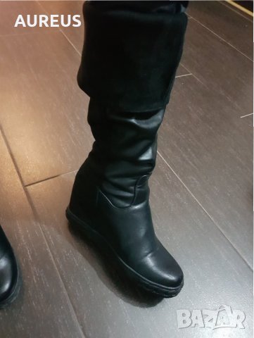 Ботуши на платформа, снимка 2 - Дамски ботуши - 23287722