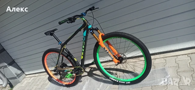 Нов велосипед 29 цола Л51 Въздушна вилка Cross GRX 9 хидравлични спирачки 