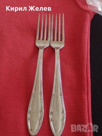 Две стари вилици с маркировка В. Търново сърп и чук за КОЛЕКЦИЯ ДЕКОРАЦИЯ БИТОВ КЪТ 33362, снимка 4 - Други ценни предмети - 43848291