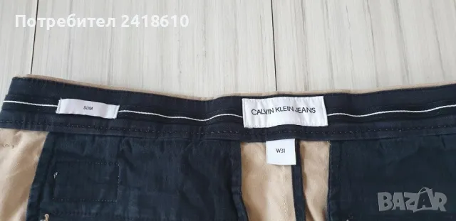 Calvin Klein Slim Fit  Cotton  Mens Size 31 ОРИГИНАЛ! Мъжки Къси Панталони!, снимка 8 - Къси панталони - 50146002