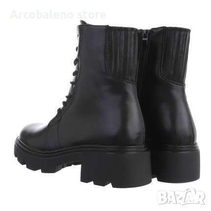 Дамски боти с връзки , снимка 3 - Дамски боти - 38024825
