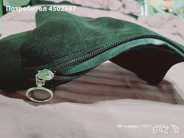 Черни островърхи боти, снимка 5 - Дамски боти - 52894375