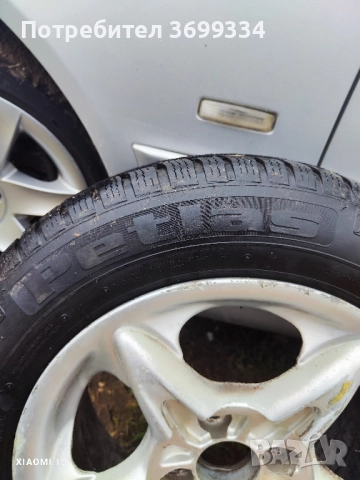 лети джанти 4х100 със хубави зимни гуми, снимка 5 - Гуми и джанти - 52097850