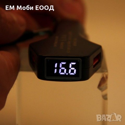 Акумулатор Тестер Волтметър с 2бр. USB Зарядно за Запалка 12V/24V, снимка 6 - Аксесоари и консумативи - 32269650