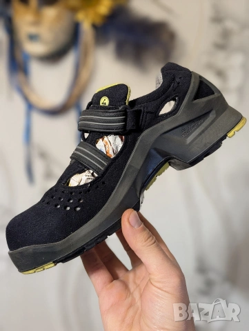 Uvex 1 S1 ESD номер 38 работни предпазни обувки с бомбе, снимка 11 - Други - 50635340