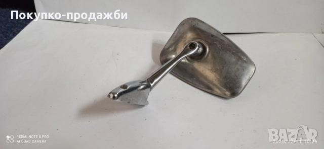 старо универсално хромирано огледало за ретро автомобил, снимка 3 - Аксесоари и консумативи - 52979077