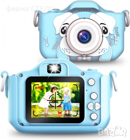 Дигитален детски фотоапарат STELS W305, 64GB SD карта, Игри, Розов/Син, снимка 2 - Фотоапарати - 40206690