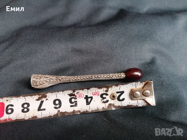 Старо сребърно цигаре филигран фатуран, снимка 5 - Колекции - 35110652