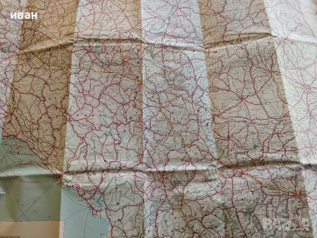 Карта "Балканските страни" 1998г. мащаб 1;1 500 000, снимка 9 - Енциклопедии, справочници - 43591592