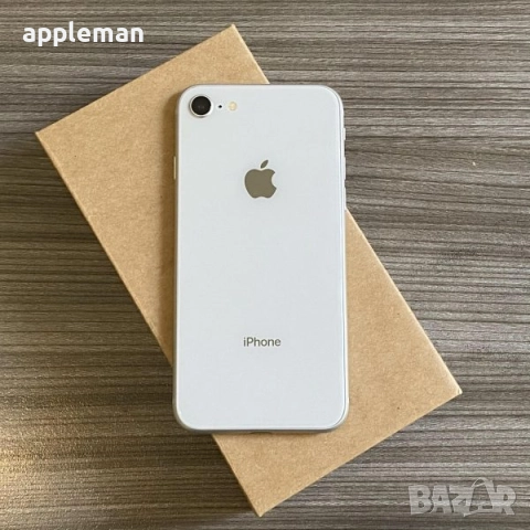 Apple iPhone 8 64Gb SILVER Фабрично отключен, снимка 3 - Apple iPhone - 52206777