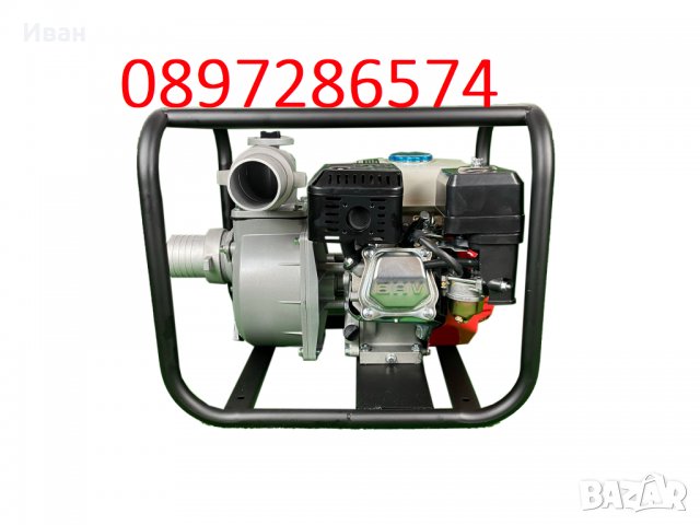 Бензинова водна помпа 3 цола - BULMAX, снимка 4 - Водни помпи - 34975316