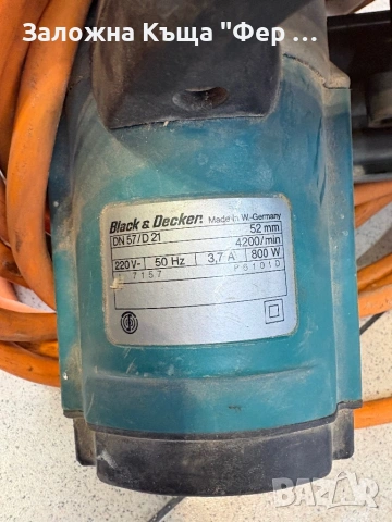 Ръчен циркуляр Balck& Decker, снимка 4 - Други инструменти - 53426041