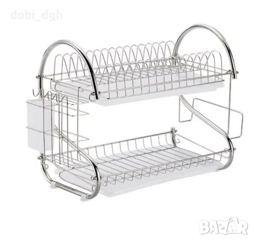 Сушилник за домакински съдове, снимка 3 - Аксесоари за кухня - 47345692
