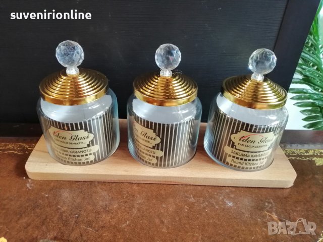 Декоративни буркани, снимка 3 - Аксесоари за кухня - 38285596