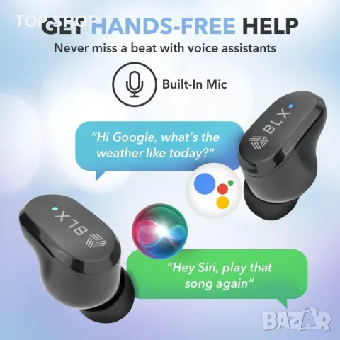 BLX G2 Wireless Earbuds,Bluetooth слушалки с калъф за зареждане,TWS двойни стерео за iPhone,Android, снимка 7 - Bluetooth слушалки - 49157017