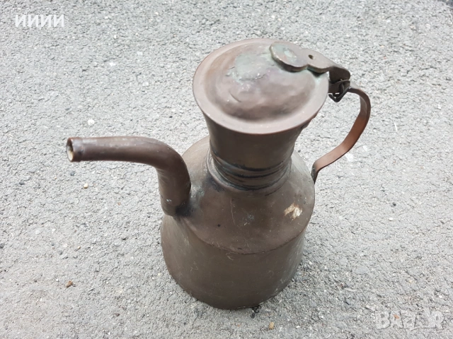 Османски бакърен ибрик гюм чайник  