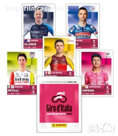 Албум за стикери Обиколка на Италия (Giro d'Italia) 2025 (Panini Giro d'Italia 108), снимка 4 - Колекции - 50496604