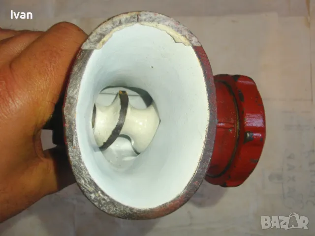 РУМЪНСКА НОВА СОЦ МЕСОМЕЛАЧКА РАЗМЕР №5 СТАРО КАЧЕСТВО МАСИВНА ЧУГУН С ЕМАЙЛ ЗА МЕЛЕНЕ НА КАЙМА, снимка 11 - Други инструменти - 48062498