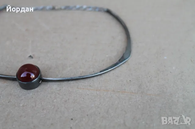 Сребърно дамско колие, снимка 6 - Колиета, медальони, синджири - 47608141