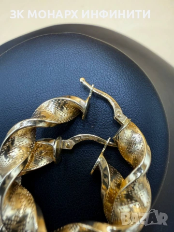 Златни обеци /585/, снимка 4 - Обеци - 53489629