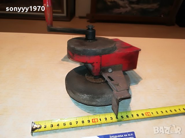 АНТИК-ръчен шмиргел 0107212014, снимка 9 - Антикварни и старинни предмети - 33393615