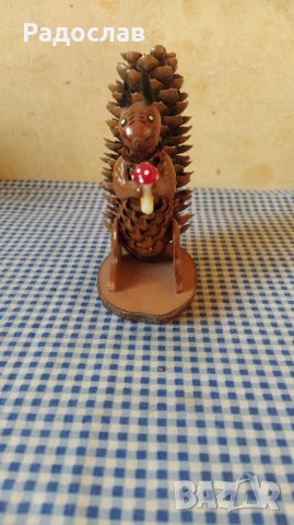 стара фигура на катерица, снимка 4 - Статуетки - 40613693