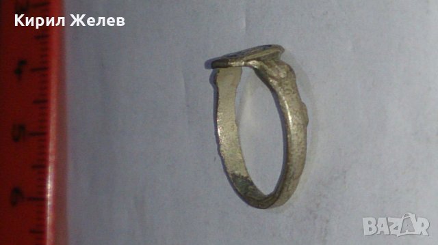 Старинен пръстен сачан - 60311, снимка 3 - Пръстени - 29004061