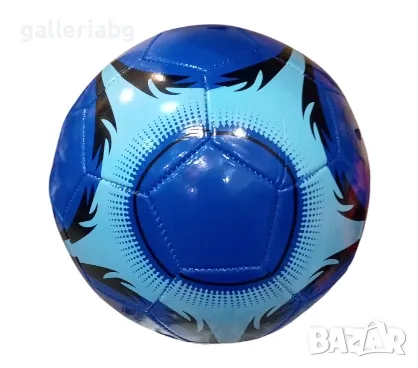 Футболна топка синя 
