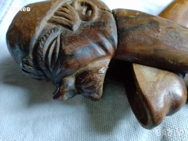 Лешникотрошачка дърворезба, снимка 4 - Антикварни и старинни предмети - 43475060