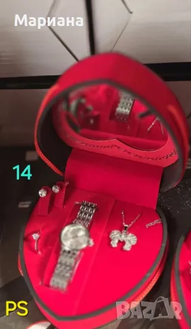 Комплекти часовник с бижута, снимка 11 - Бижутерийни комплекти - 48751645