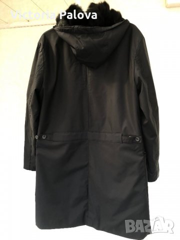 Удобно красиво палто с разкошна качулка(заешка кожа), снимка 9 - Палта, манта - 23046727