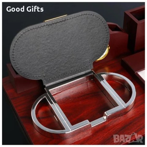 Луксозен органайзер за бюро с часовник, снимка 9 - Други стоки за дома - 43090795