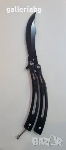 Джобен нож пеперуда извит