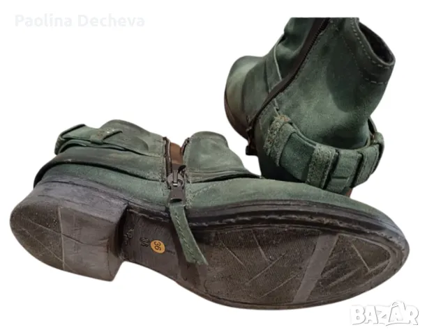 Дамски ботуши и боти от ест.кожа, снимка 2 - Дамски боти - 49550274