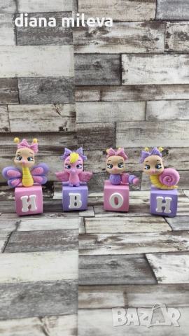 Кубчета с декорация Буболечета с името на вашето дете!!!!, снимка 2 - Декорация за дома - 53057781