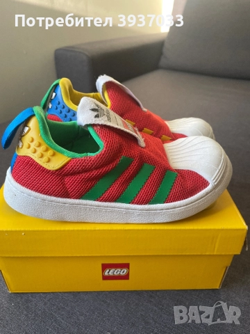 Adidas Superstar Lego детски кецове, снимка 3 - Детски маратонки - 51537120