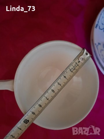 Чашка+чинийка-за чай-"CERANORD"-FRANCE-200мл.-3бр. Внос от Белгия., снимка 6 - Чаши - 35297892