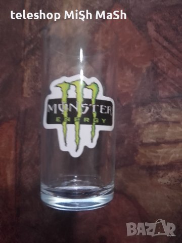 ***ТОП*** Стъклена безцветна чаша с различни лога на Монстър Енерджи Monster Energy , снимка 6 - Други стоки за дома - 38249230