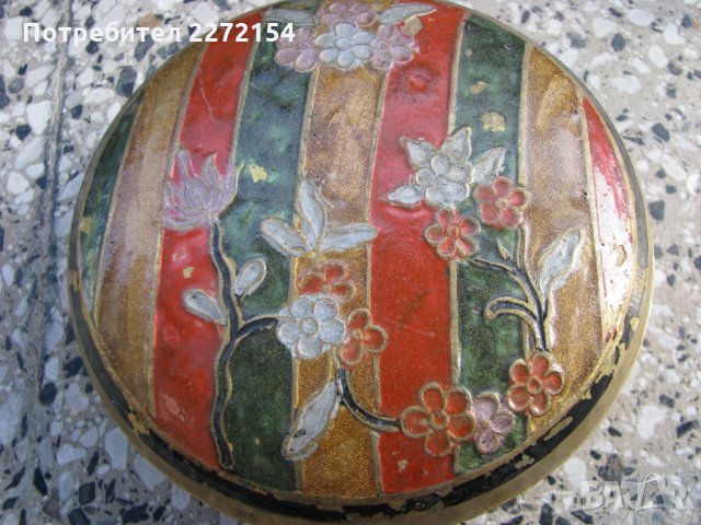 Бронз фруктиера кутия и ваза, снимка 5 - Антикварни и старинни предмети - 28314659