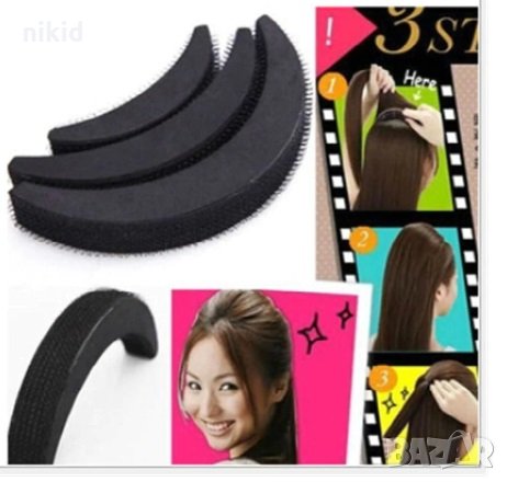 3 размера приставки за обем на косата лесна прическа, снимка 2 - Аксесоари за коса - 27478596