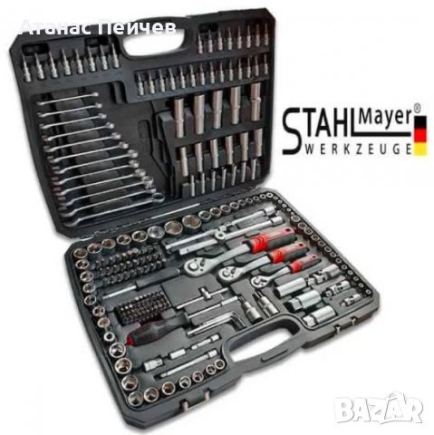 Професионален комплект инструменти Stahlmayer 216 части гедоре, снимка 1 - Гедорета - 36827765