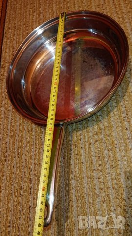 Марков неръждаем тиган, снимка 14 - Съдове за готвене - 38806847